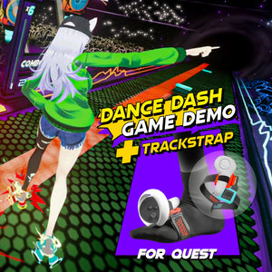 Meta Quest Trackstraps +Dance Dash Demo Card