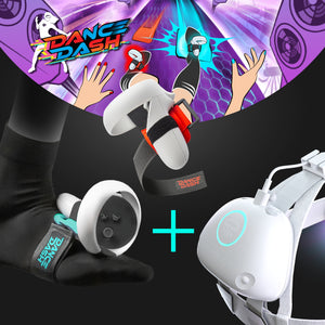 Meta Quest Trackstraps + Dance Dash Steam Key - Rebuff Reality
