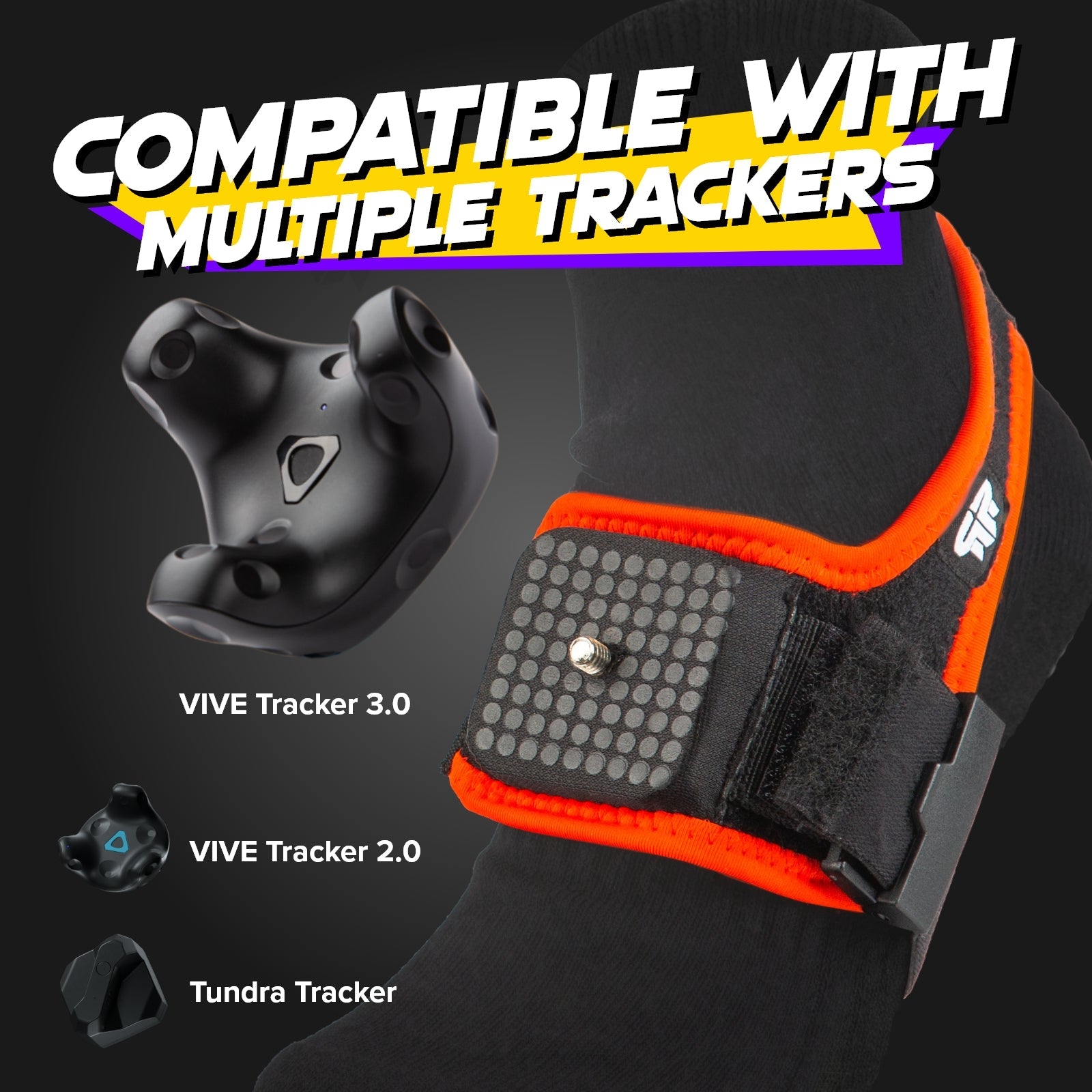 Trackstrap Elite mounting screw and non-slip grip dots
