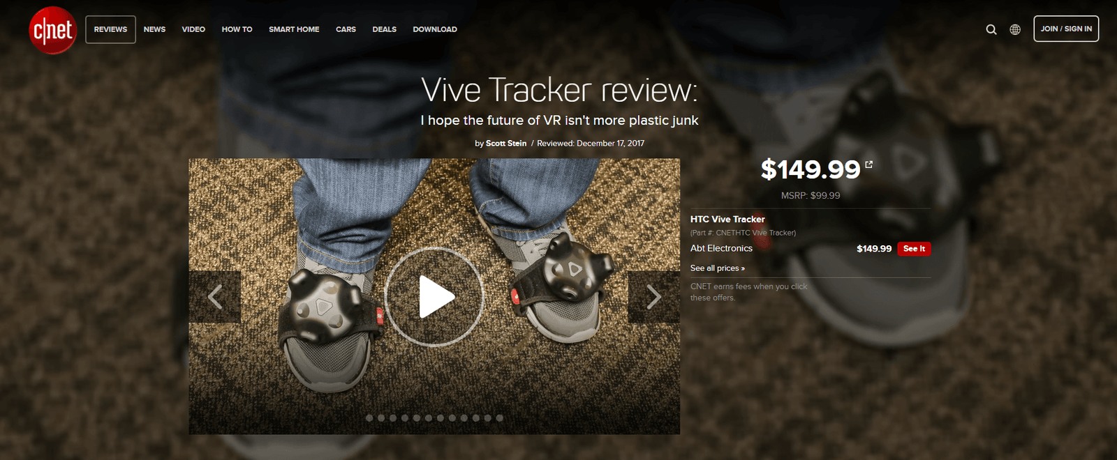 Vive on sale tracker review