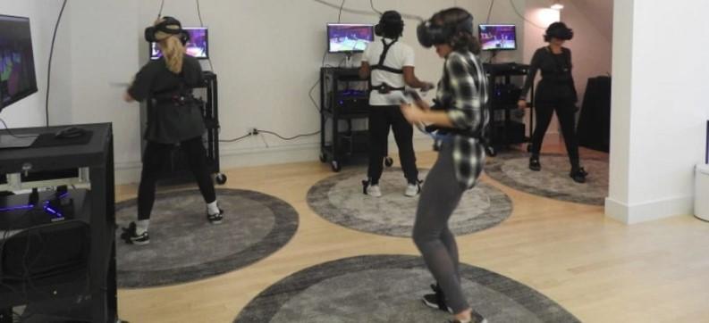 High Fidelity Takes Us Dancing In A Virtual Reality Club using TrackStrap for full-body tracking