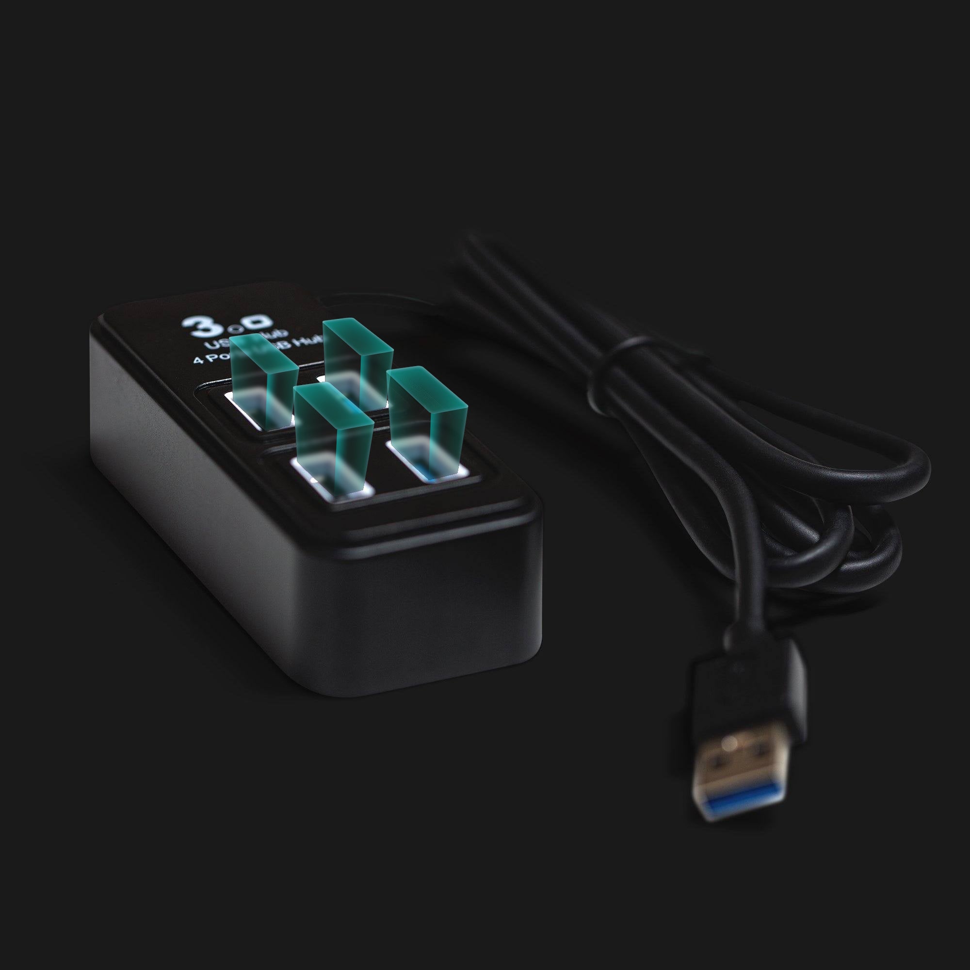 4-Port USB Hub for VIVE Tracker dongles | Rebuff Reality