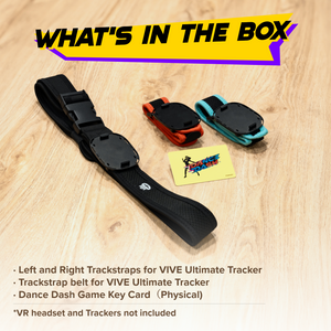 Trackstraps for VIVE Ultimate Tracker + Dance Dash Steam Key