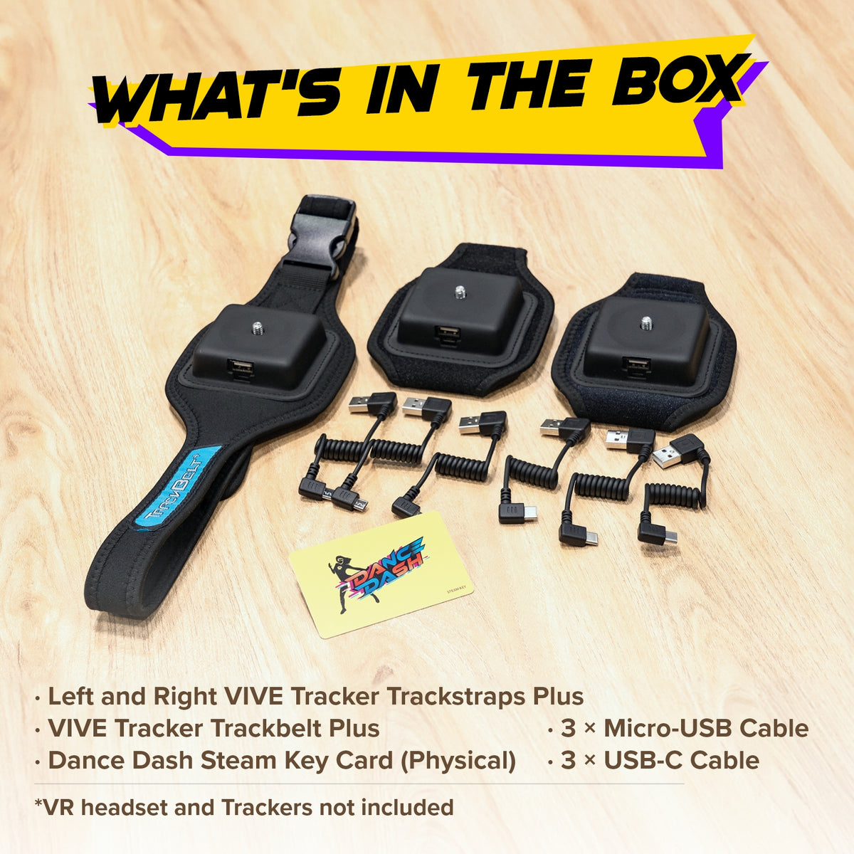Trackstrap Plus for VIVE Tracker + Dance Dash Steam Key