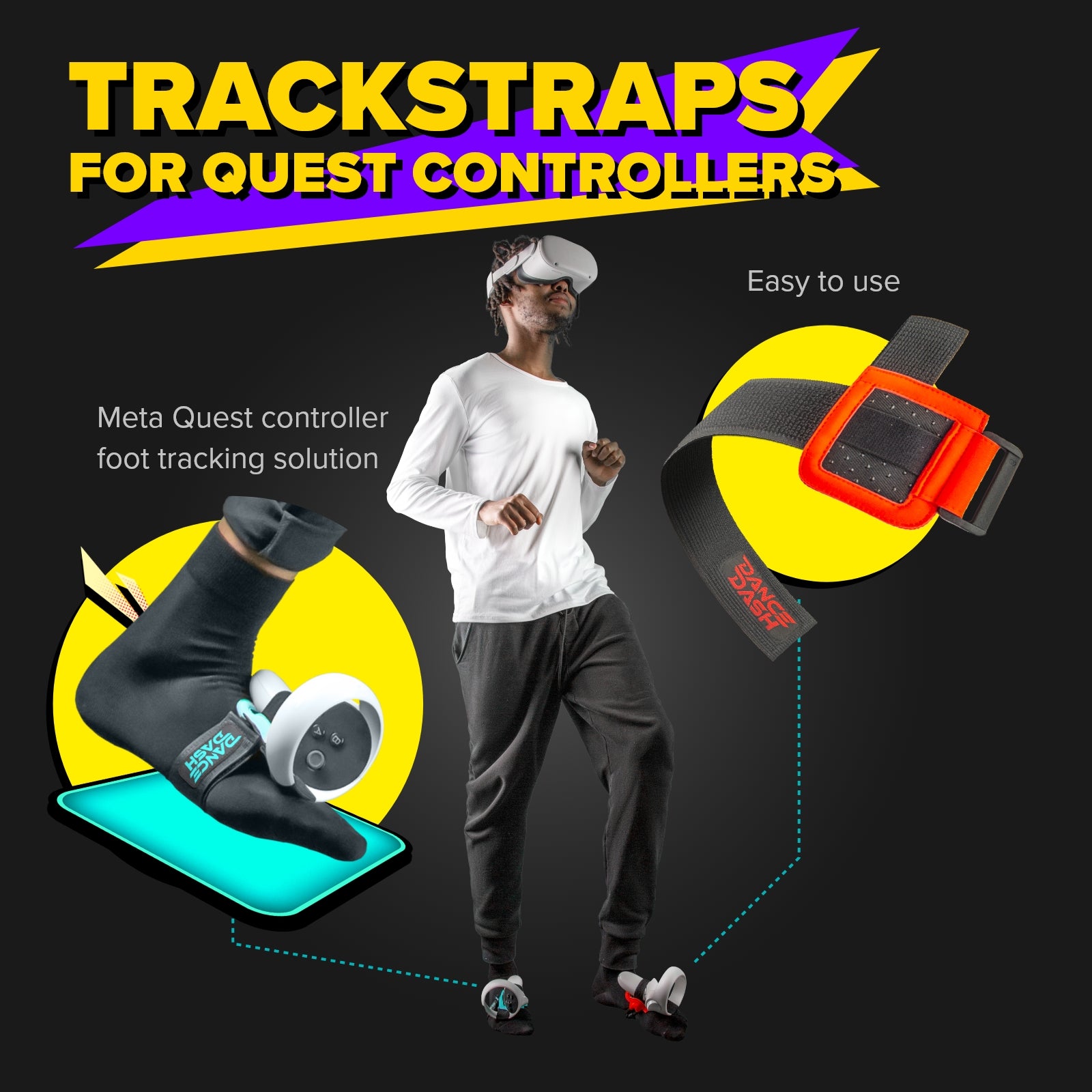 Controller Tracking Oculus Quest Trackers Meta Quest Trackstraps