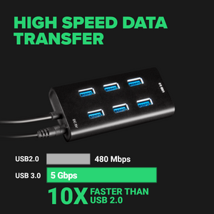 7-Port USB Hub for VIVE Tracker Management