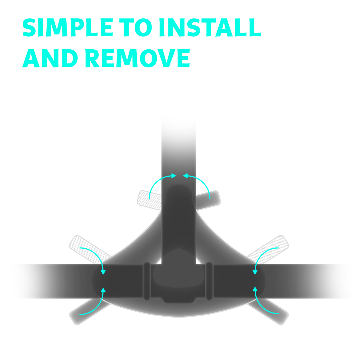 VR Balance for Meta QUEST 3S, QUEST 3, QUEST2, Head Pressure-Free Counter-Balance