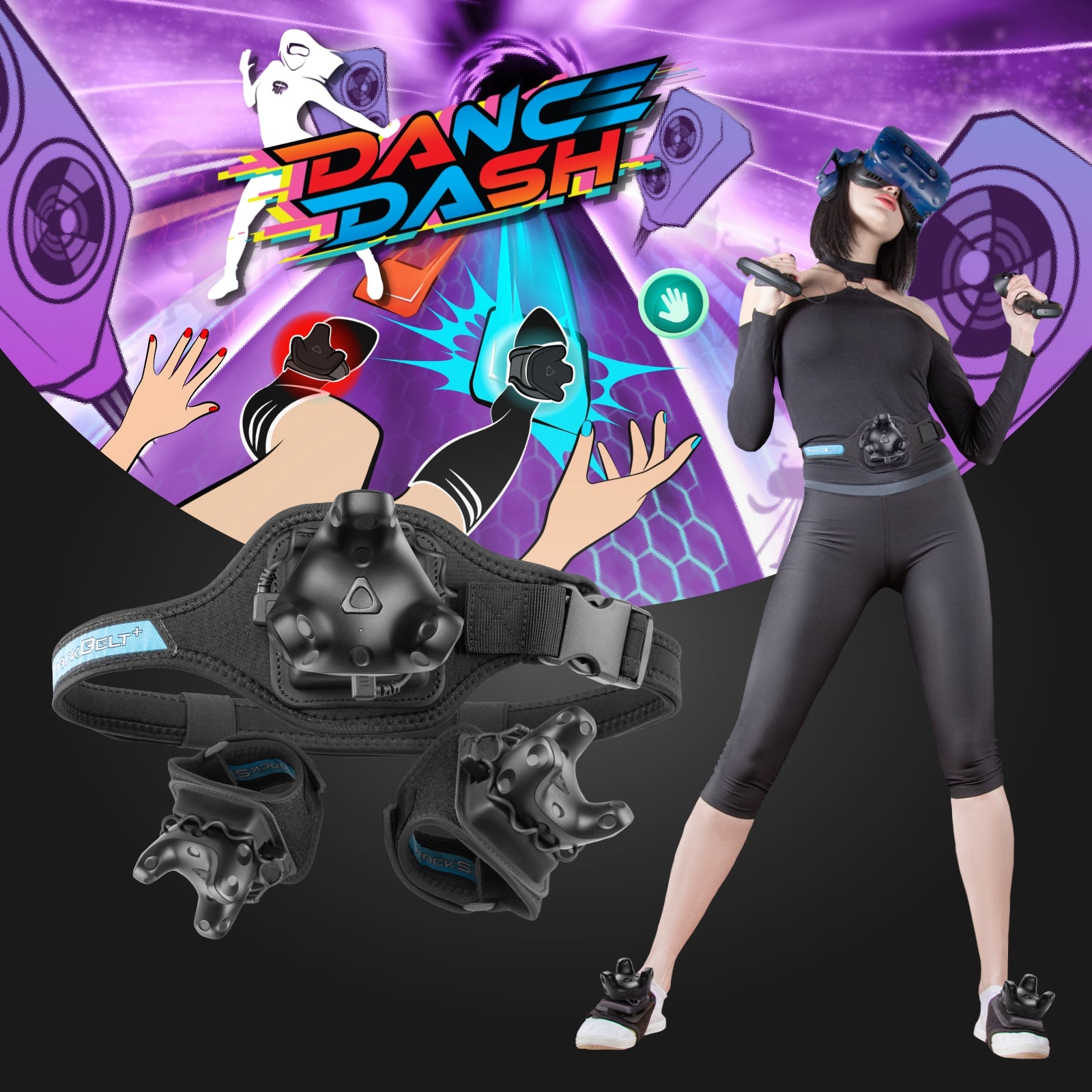 Full-Body Tracking TrackStrap Plus for VIVE Trackers Rebuff Reality