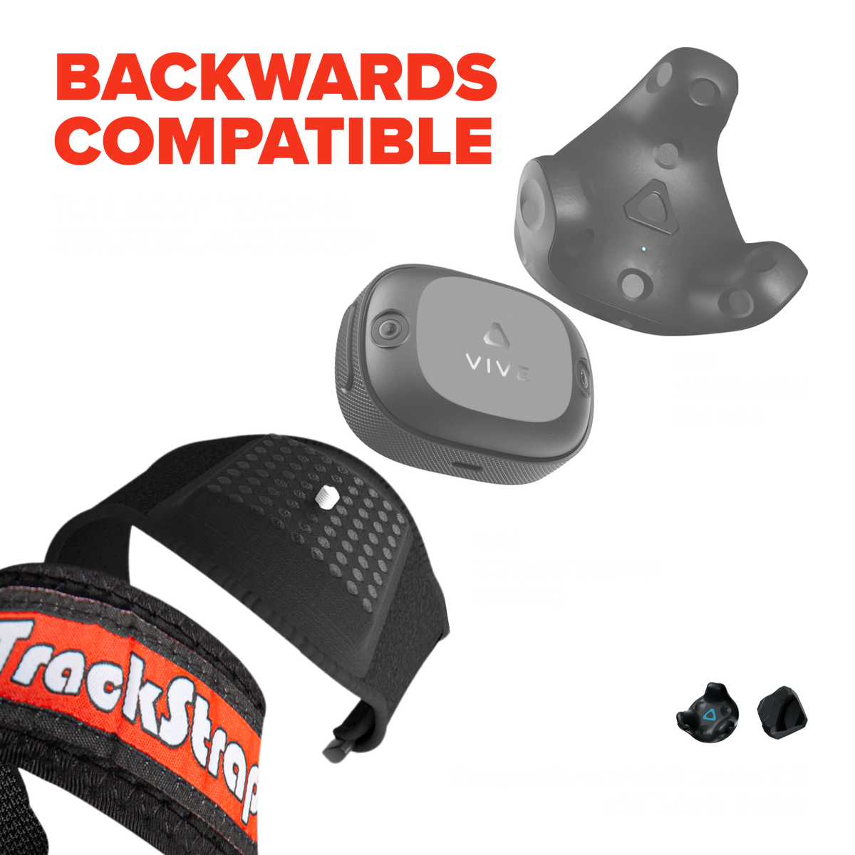 Trackstraps for VIVE Ultimate Tracker, VIVE Tracker, Tundra Tracker