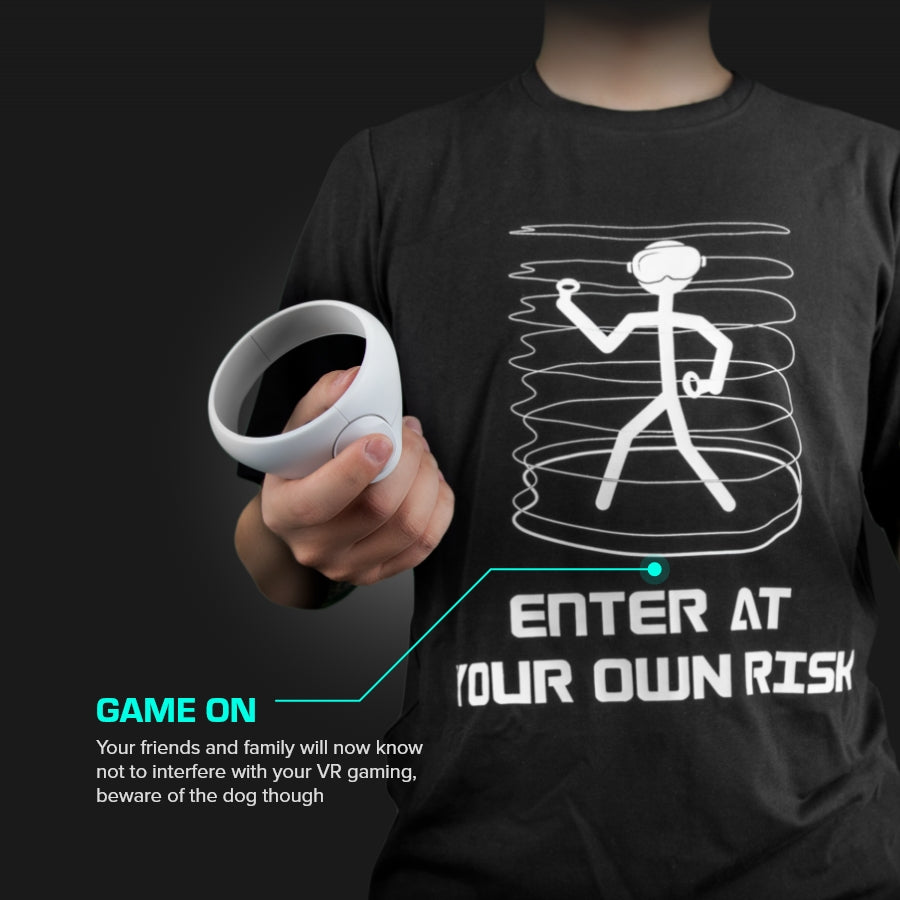 T-Shirt: Enter at Your Own Risk - Rebuff Reality