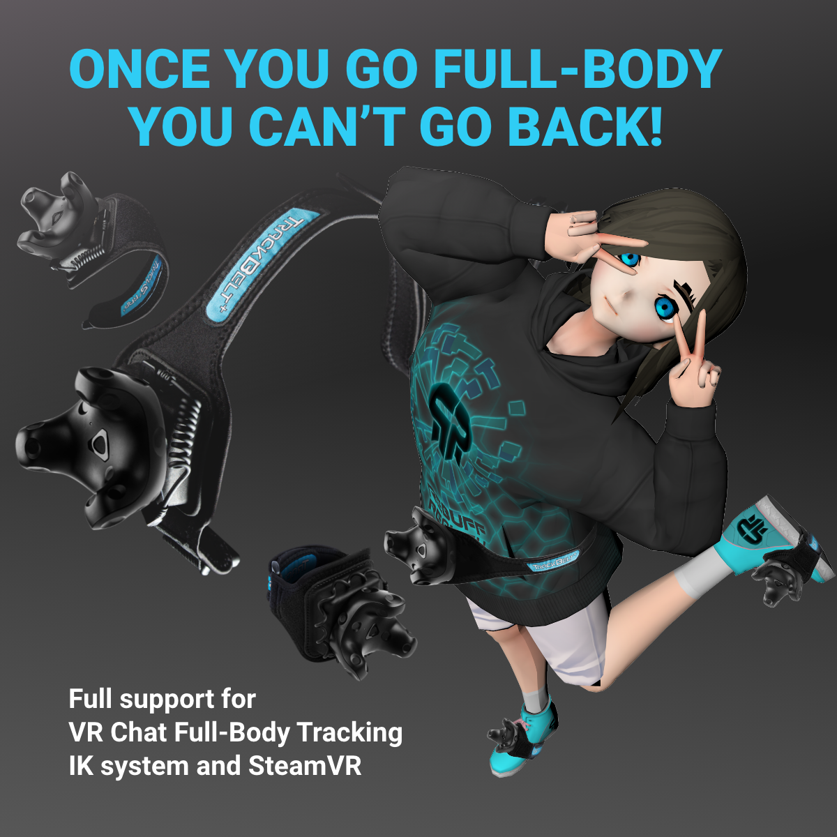 Full-Body Tracking TrackStrap Plus for VIVE Trackers | Rebuff Reality