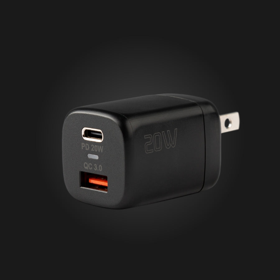 20W Two-Port PD 3.0 USB-C Wall Charger - Rebuff Reality