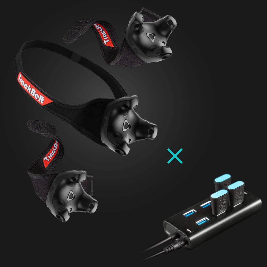 Trackstrap with USB 7 for vive trackers - Rebuff Reality