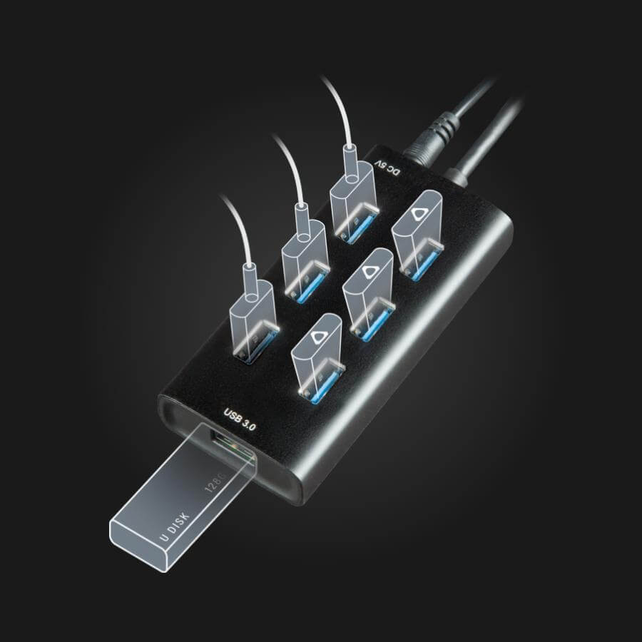 USB-7 for vive trackers