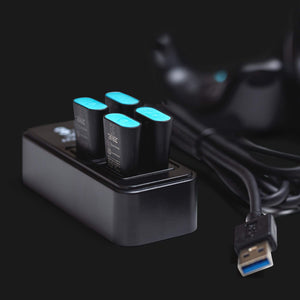 TrackStrap Plus for VIVE Trackers Bundle with 4-Port USB Hub - Rebuff Reality